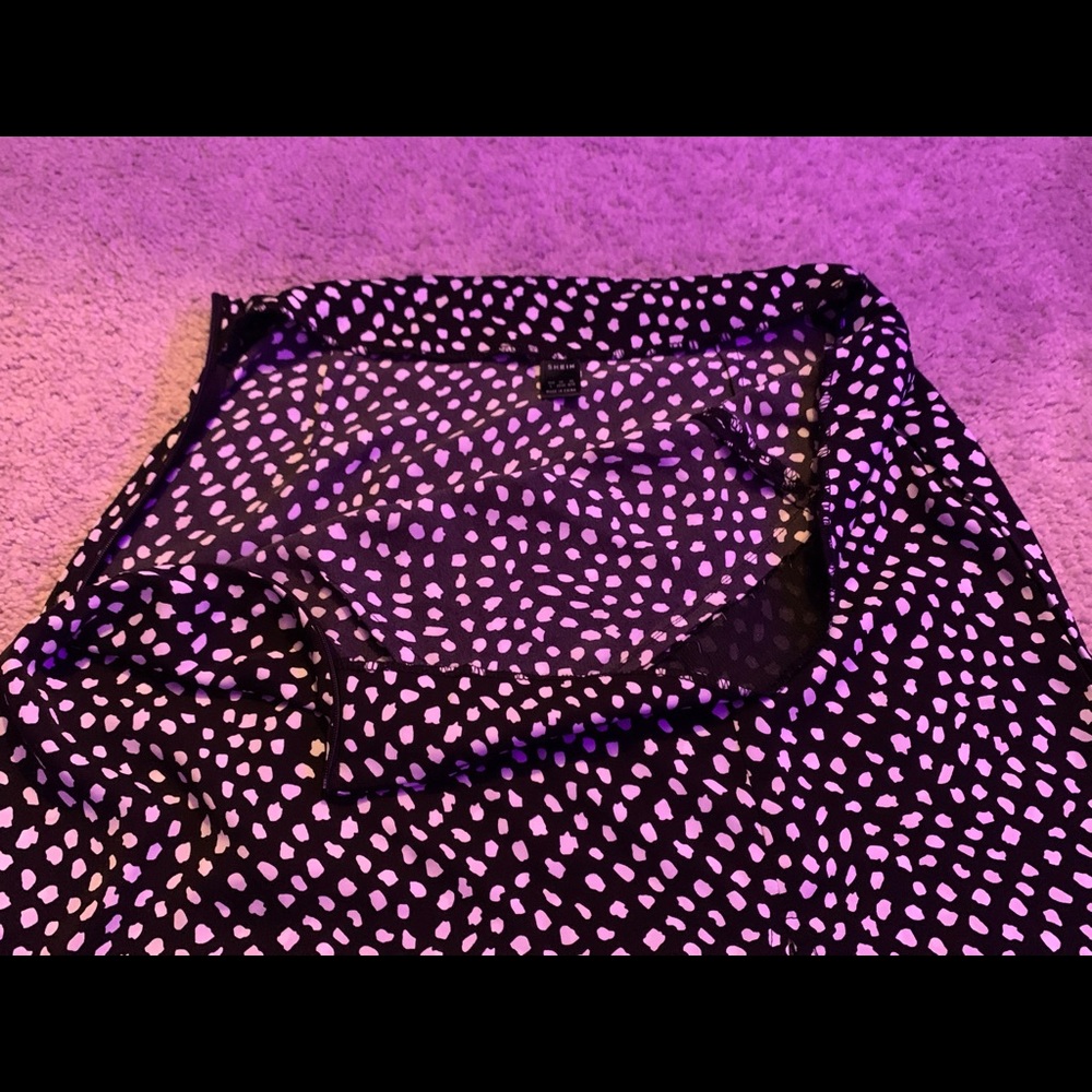 Black and white polka dot Skirt